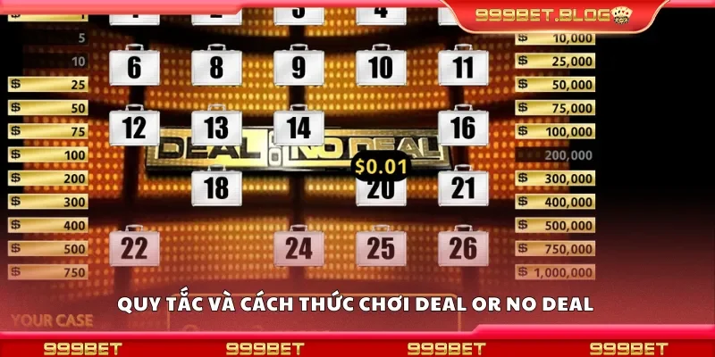 Quy tắc và cách thức chơi deal or no deal