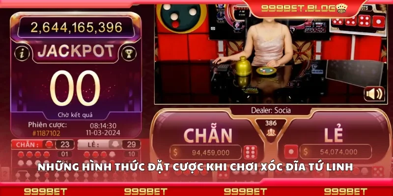 Những hình thức đặt cược phổ biến khi chơi xóc đĩa tứ linh